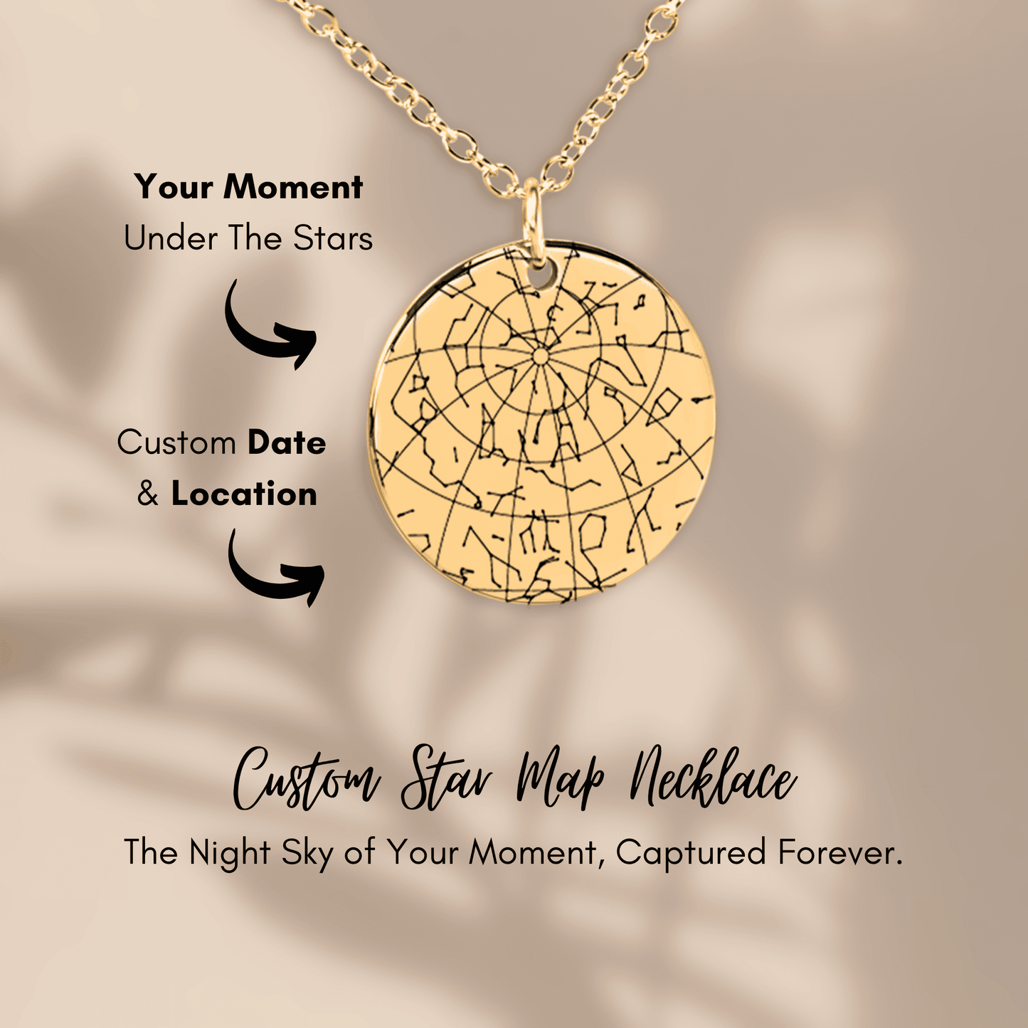 OWNPRINT Custom Star Map Necklace