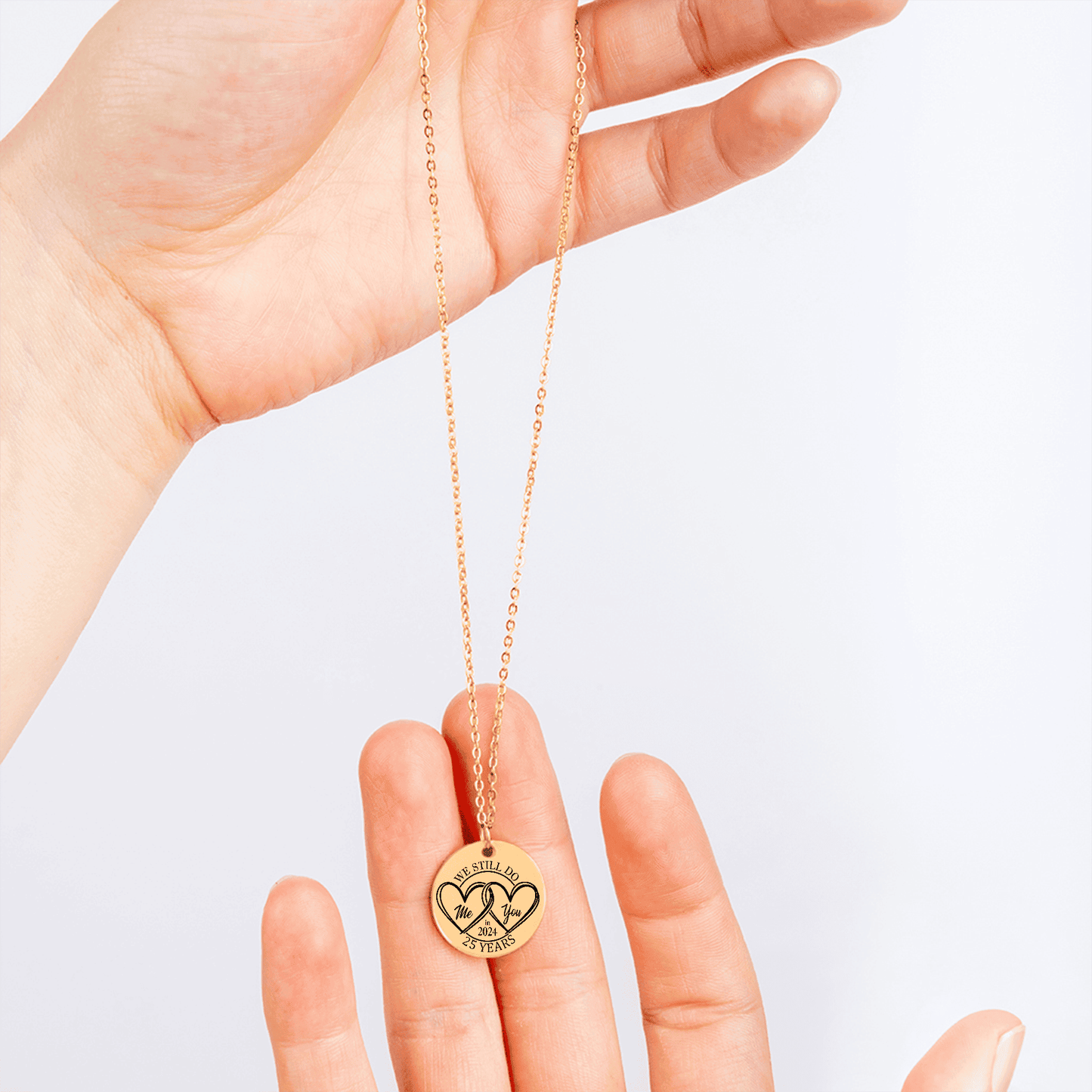 OWNPRINT 25th Years Anniversary Coin Necklace