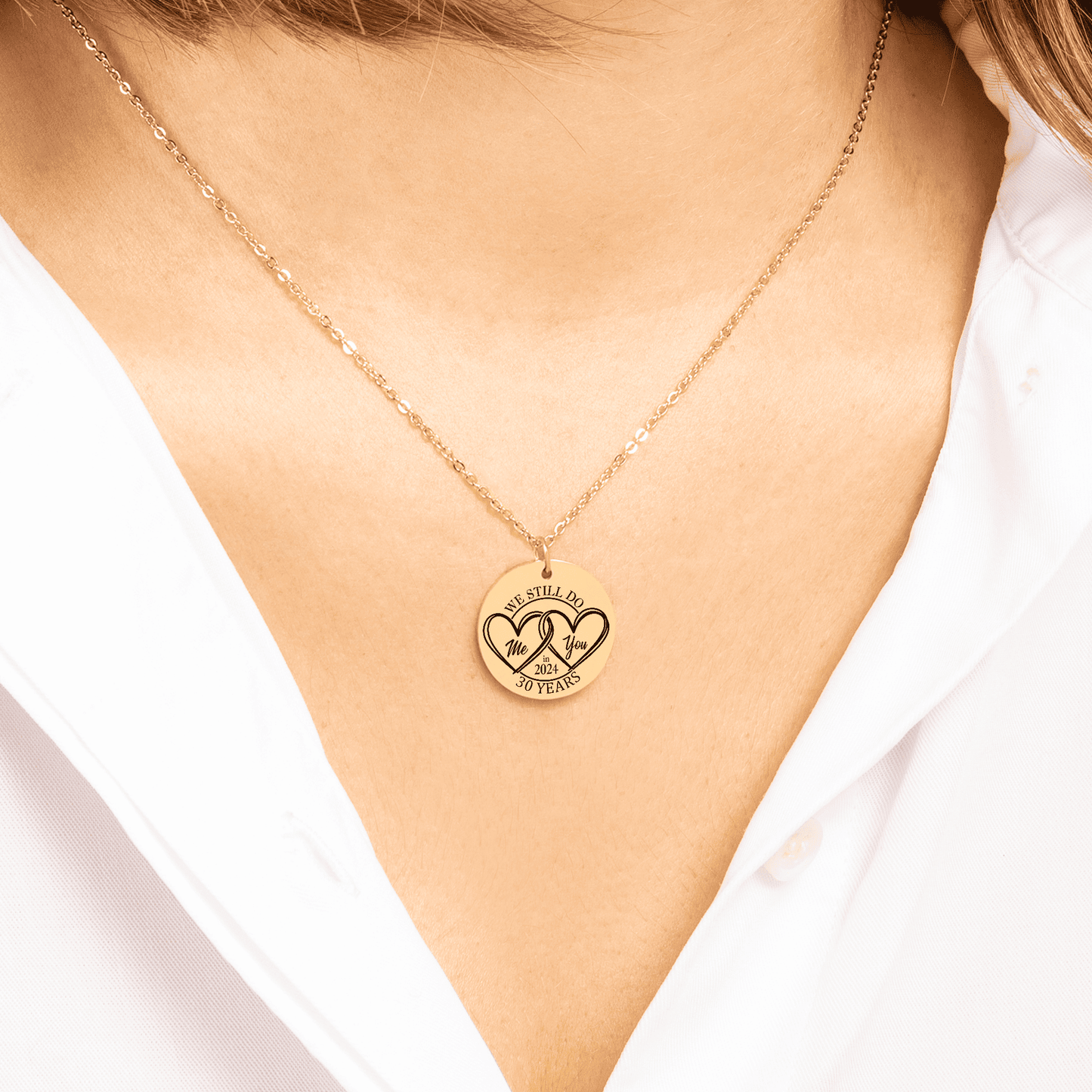 OWNPRINT 30th Years Anniversary Coin Necklace