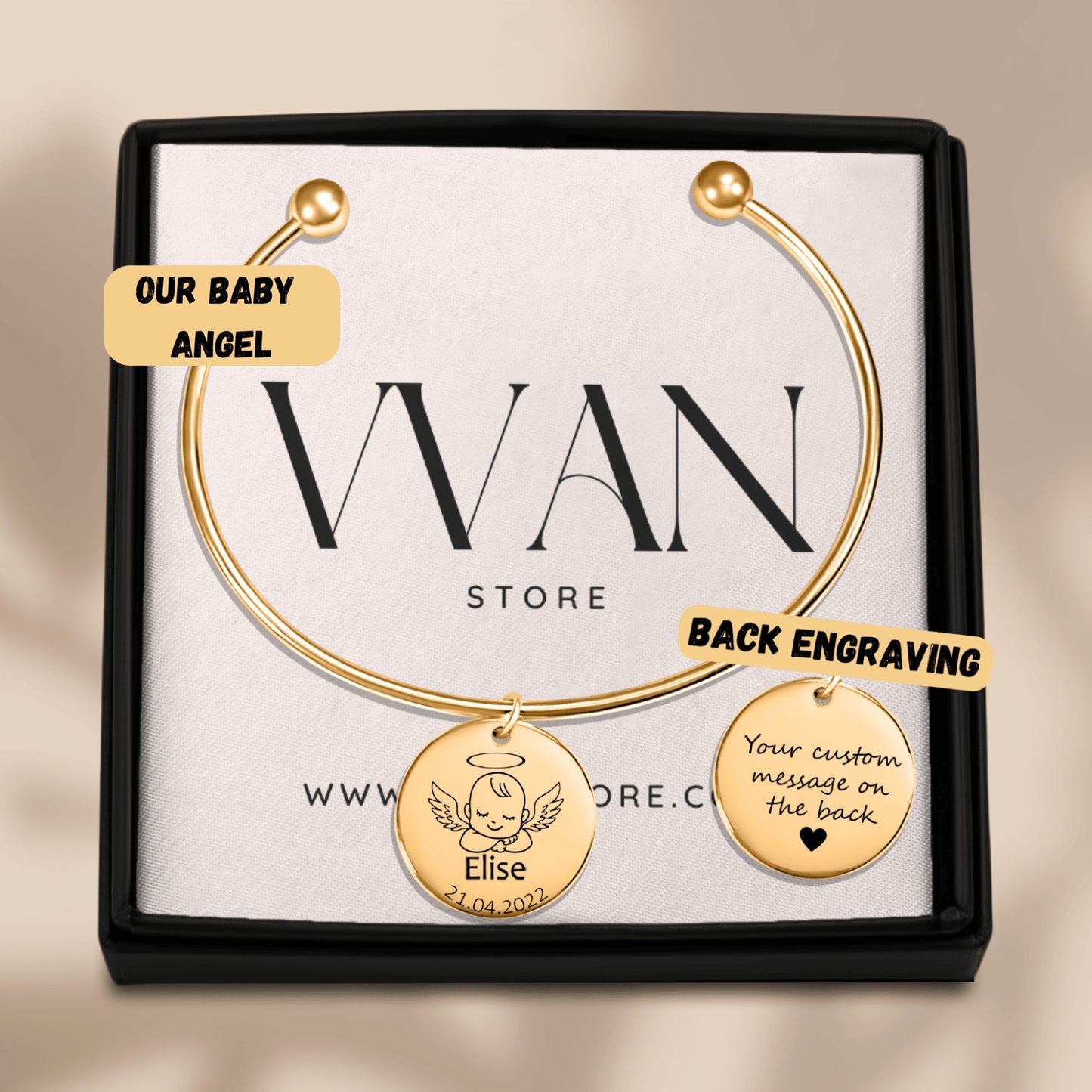 Baby Angel Bangle