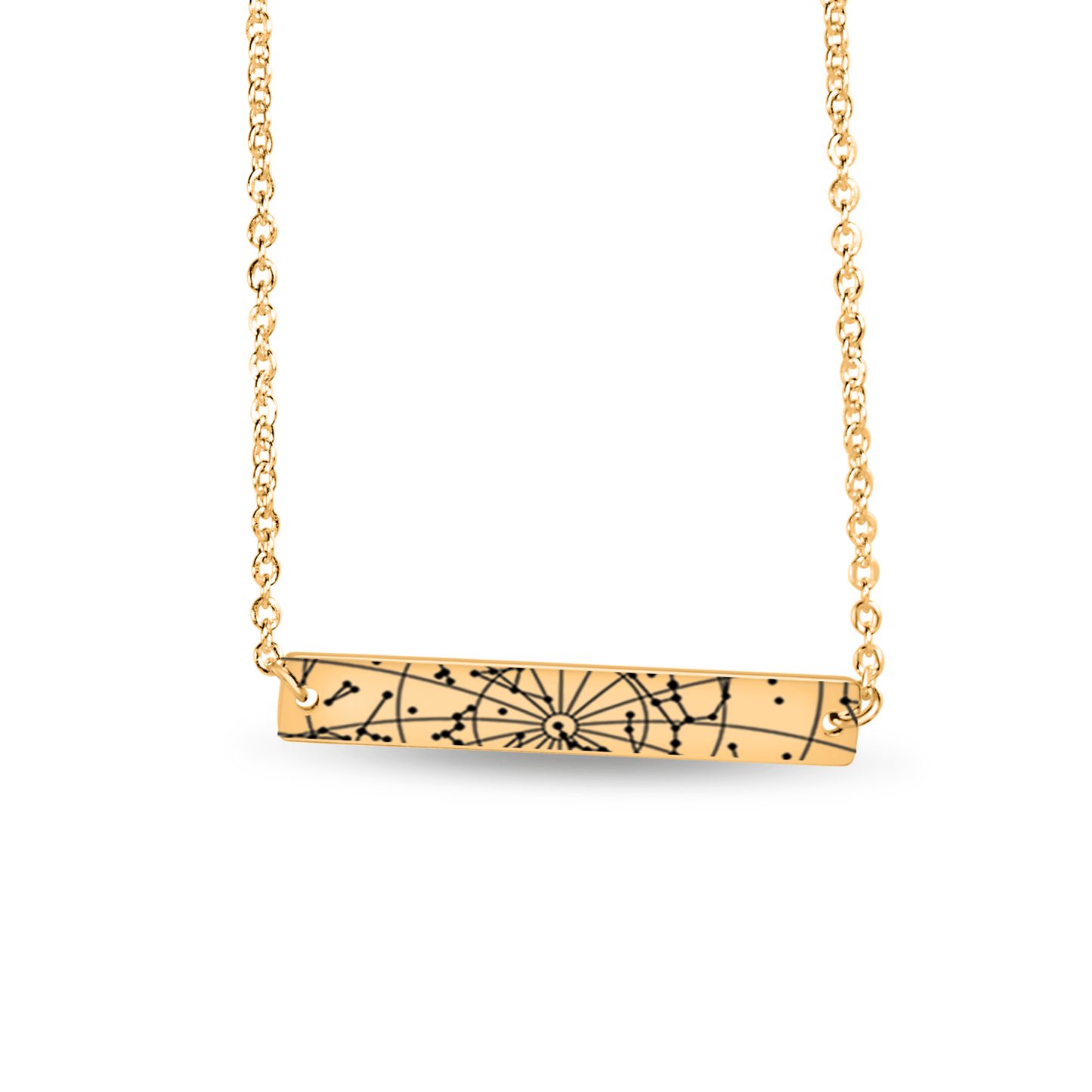 OWNPRINT Horizontal Star Map Necklace