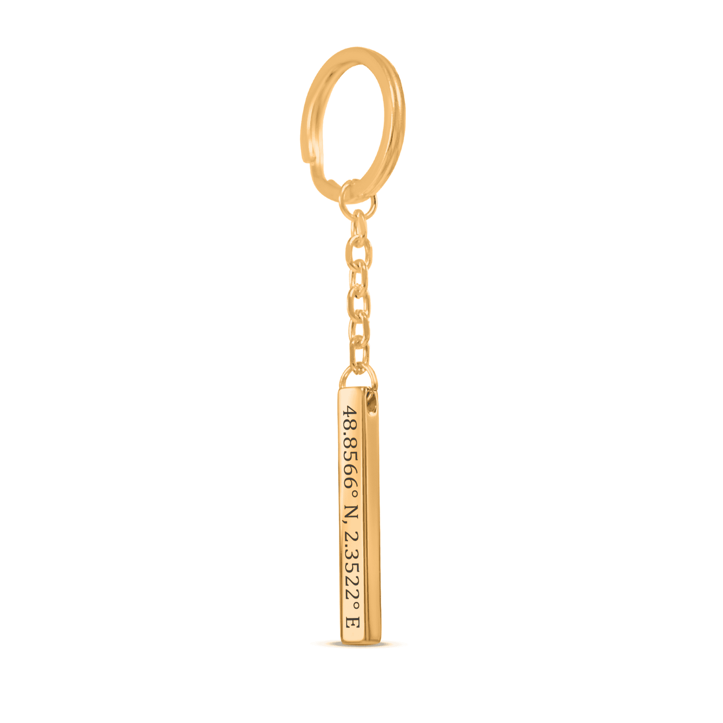 OWNPRINT Coordinates Keychain