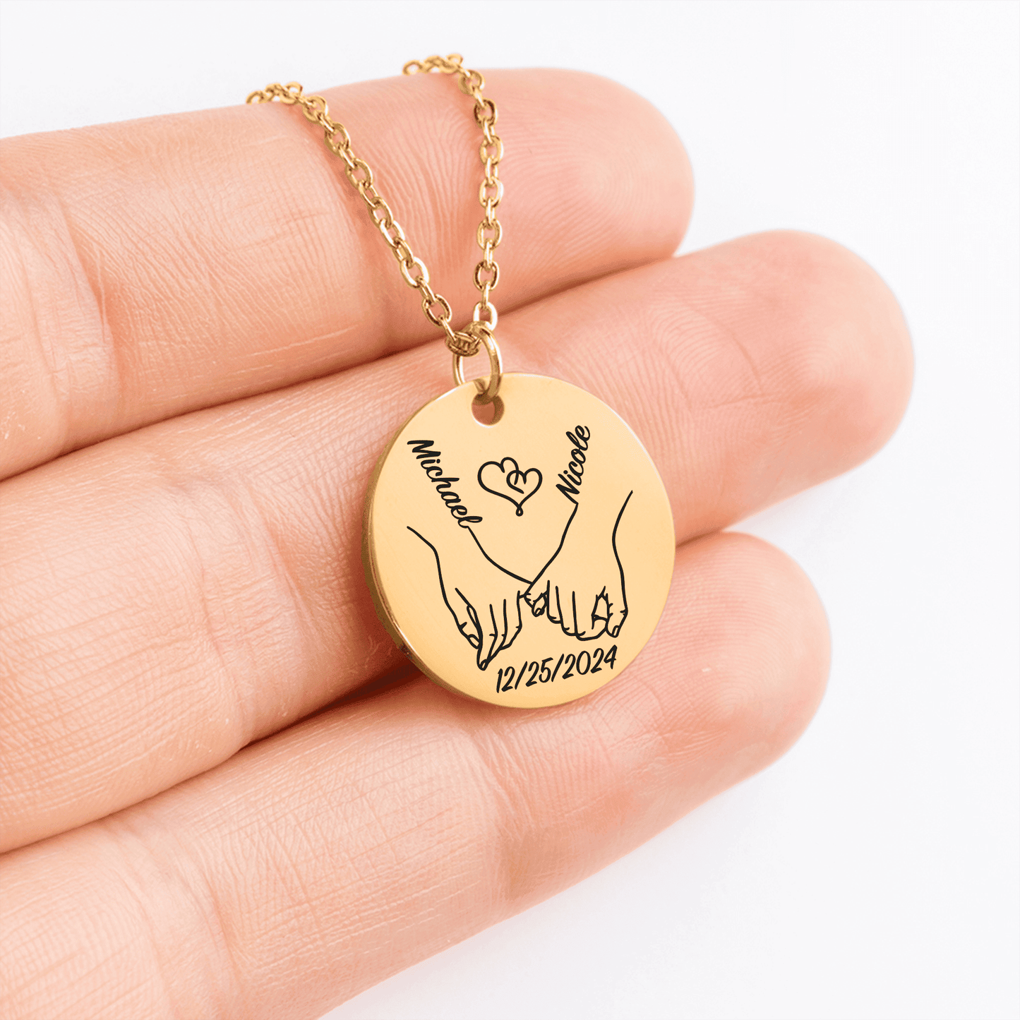 OWNPRINT Our First Christmas Together Necklace