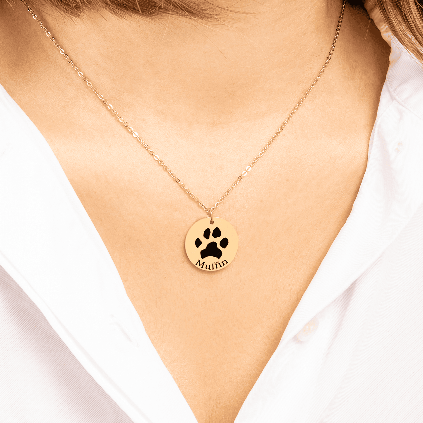 OWNPRINT Paw Print Necklace