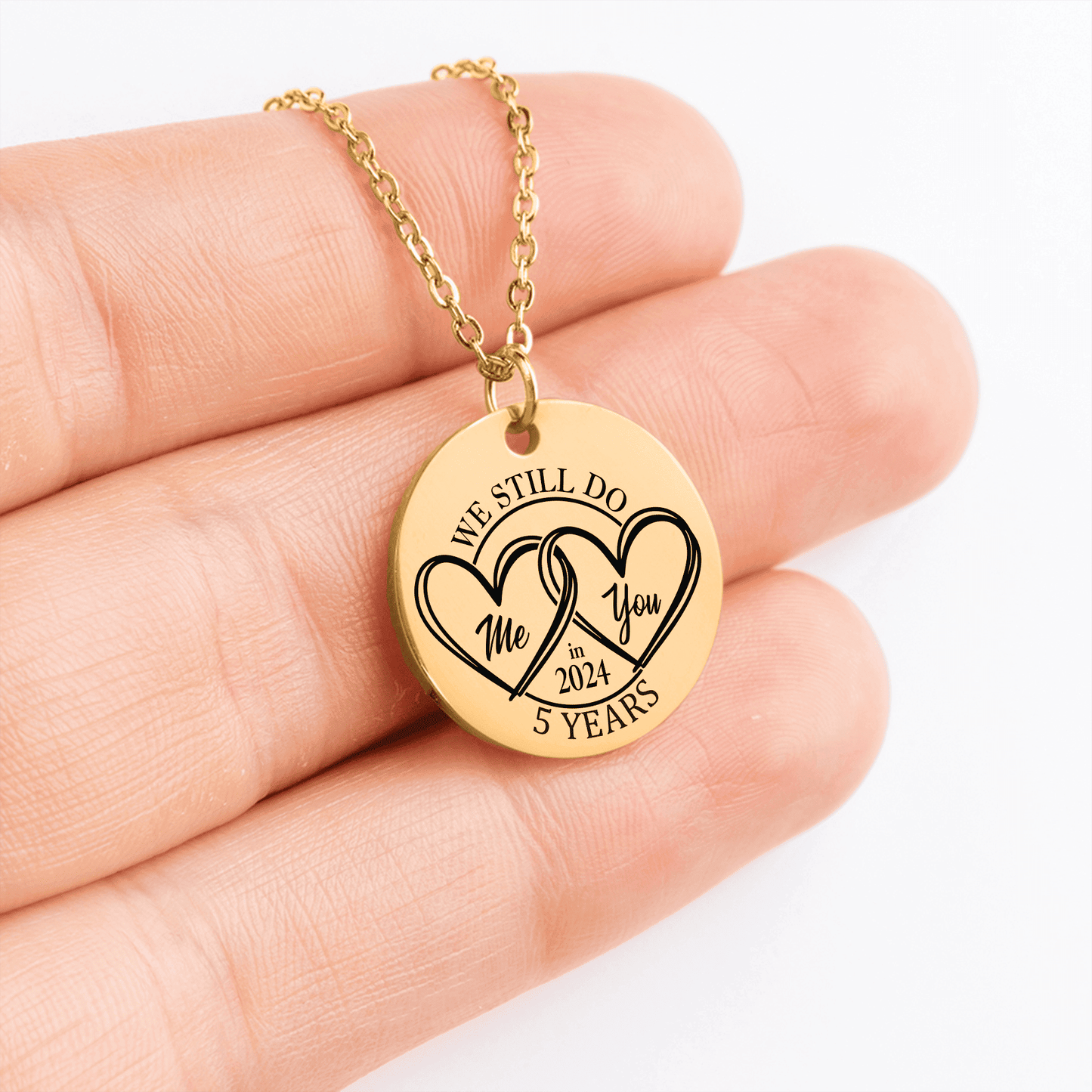 OWNPRINT 5th Years Anniversary Coin Necklace