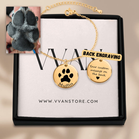 OWNPRINT Custom Pawprint Bracelet