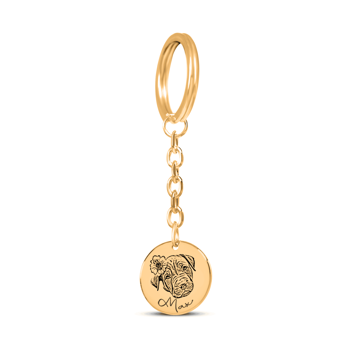 OWNPRINT Pet Portrait Keychain