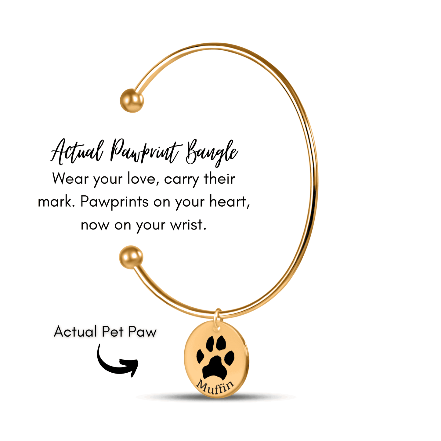 OWNPRINT Pawprint Bangle