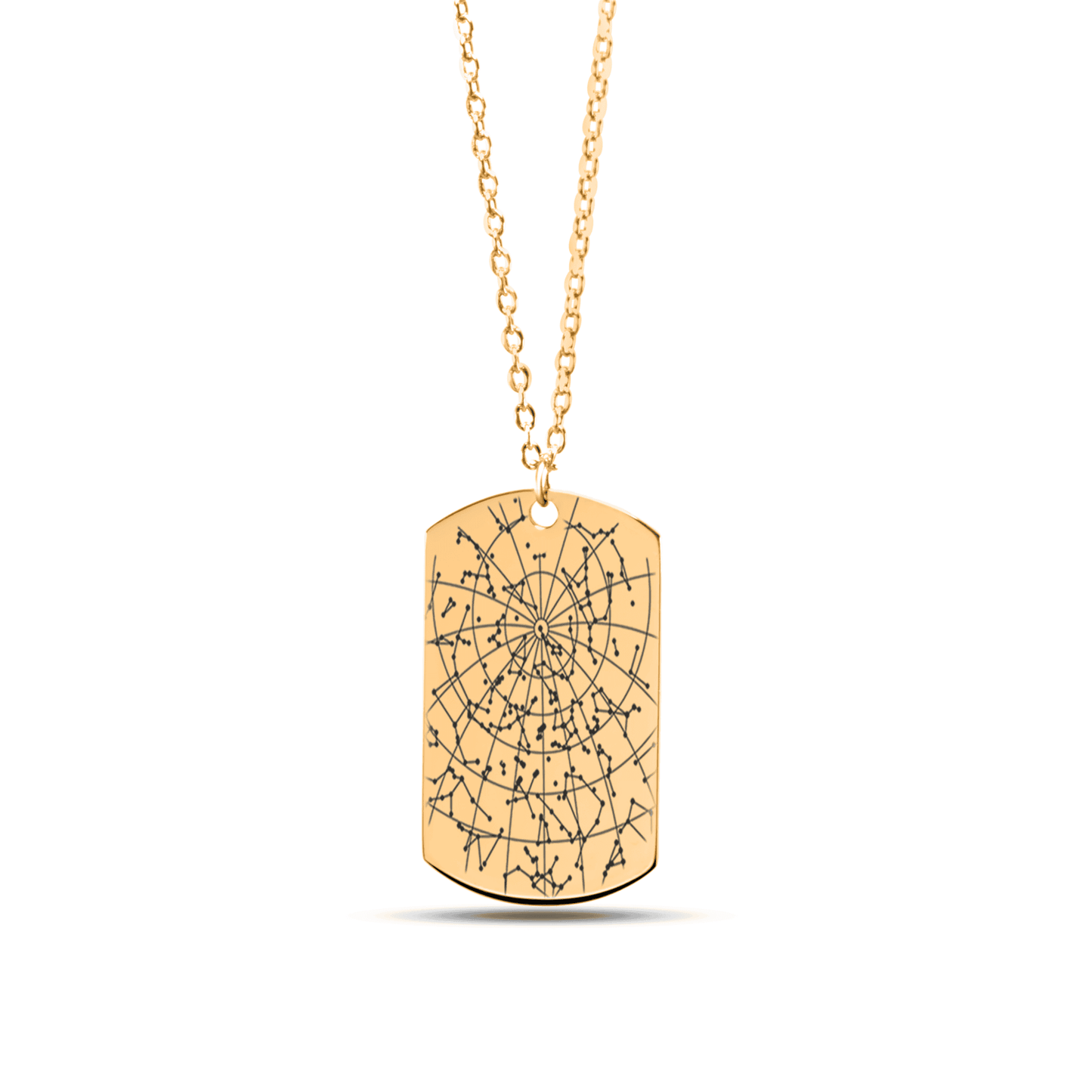 OWNPRINT Star Map Tag Necklace