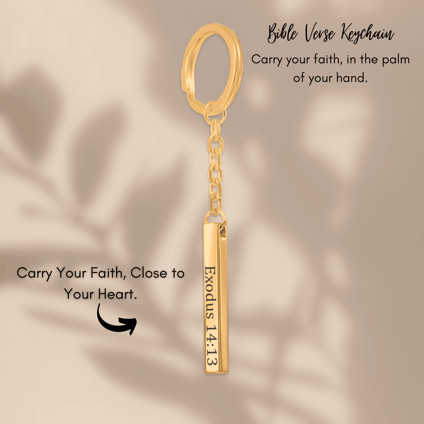 OWNPRINT Bible Verse Keychain