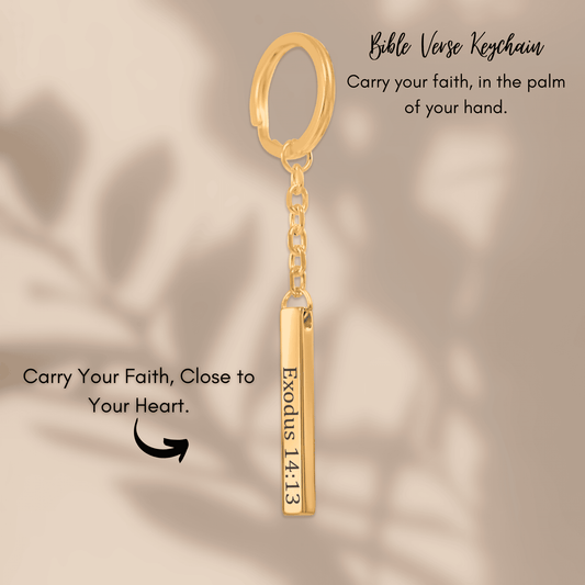 Bible Verse Keychain