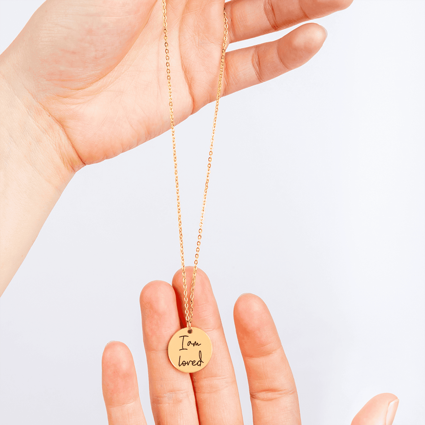 OWNPRINT Affirmations Coin Necklace