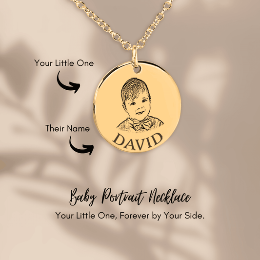 Baby Portrait Necklace