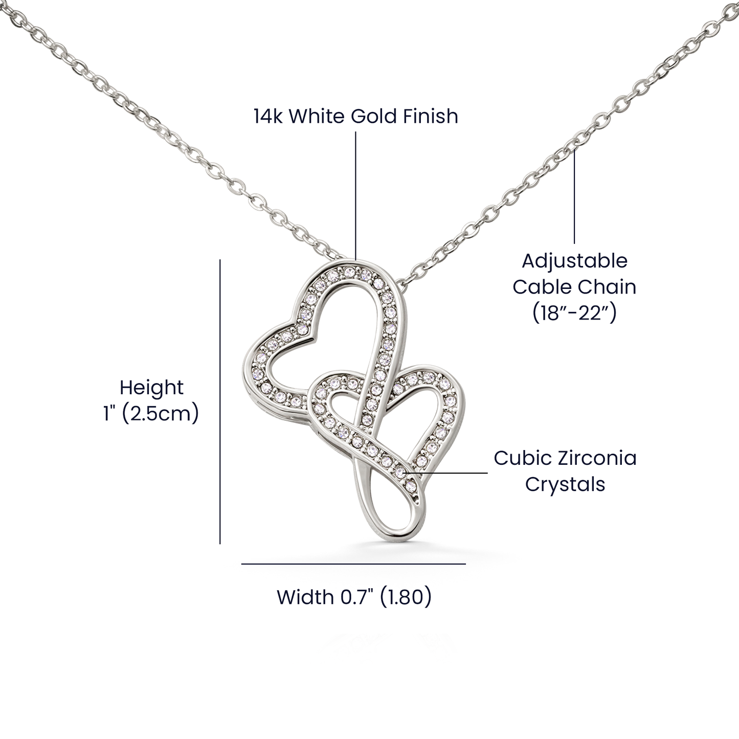 Heart-to-Heart Pendant Necklace