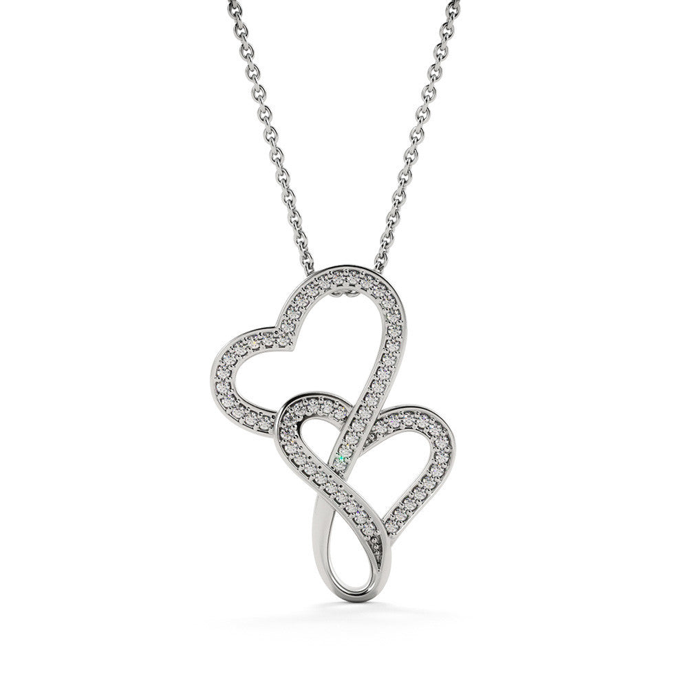 Heart-to-Heart Pendant Necklace