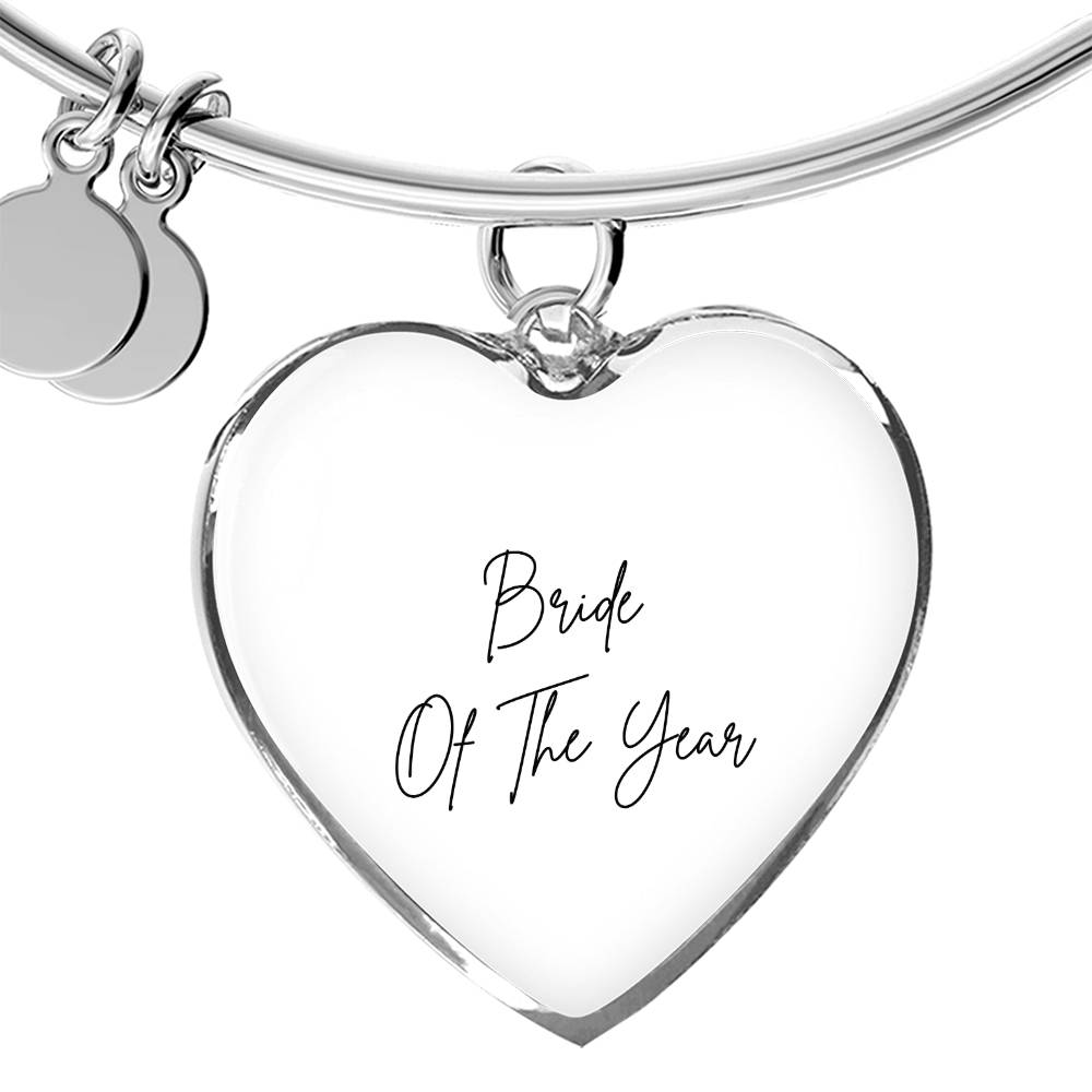 Luxury Heart Bangle To Bride Of The Year