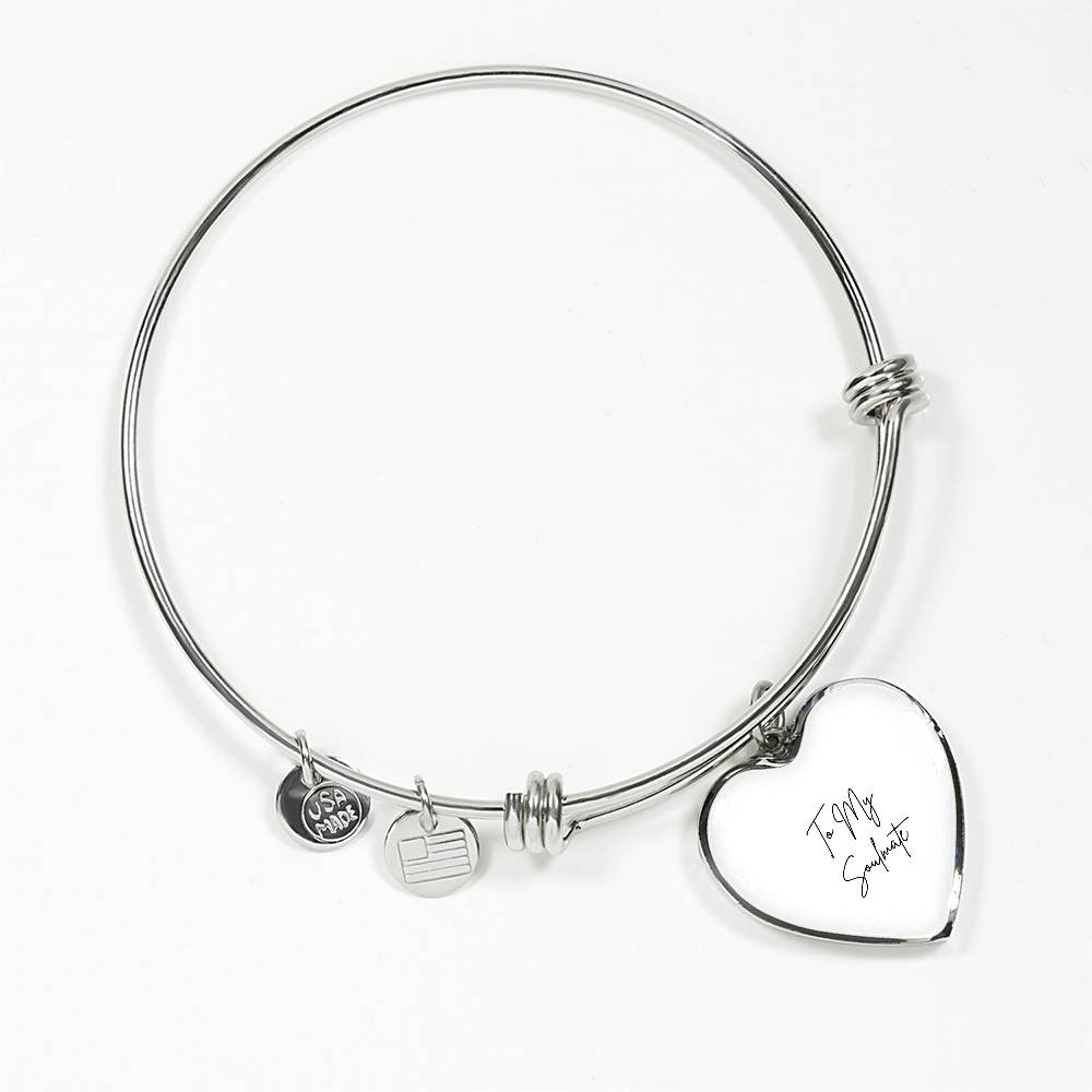 Luxury Heart Bangle To My Soulmate