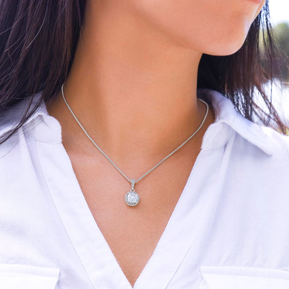 Eternal Hope Necklace - 14k White Gold Finish