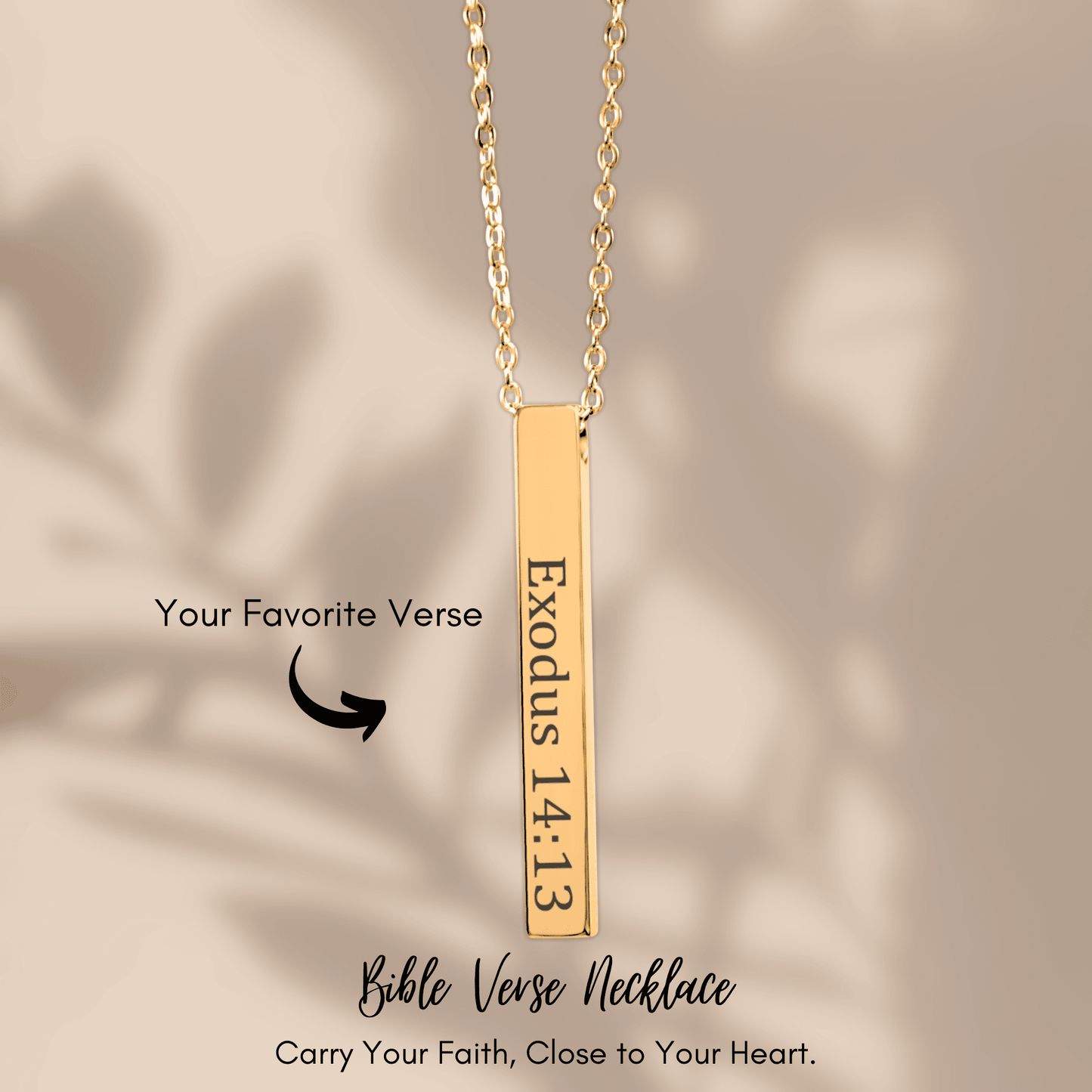 OWNPRINT Bible Verse Necklace