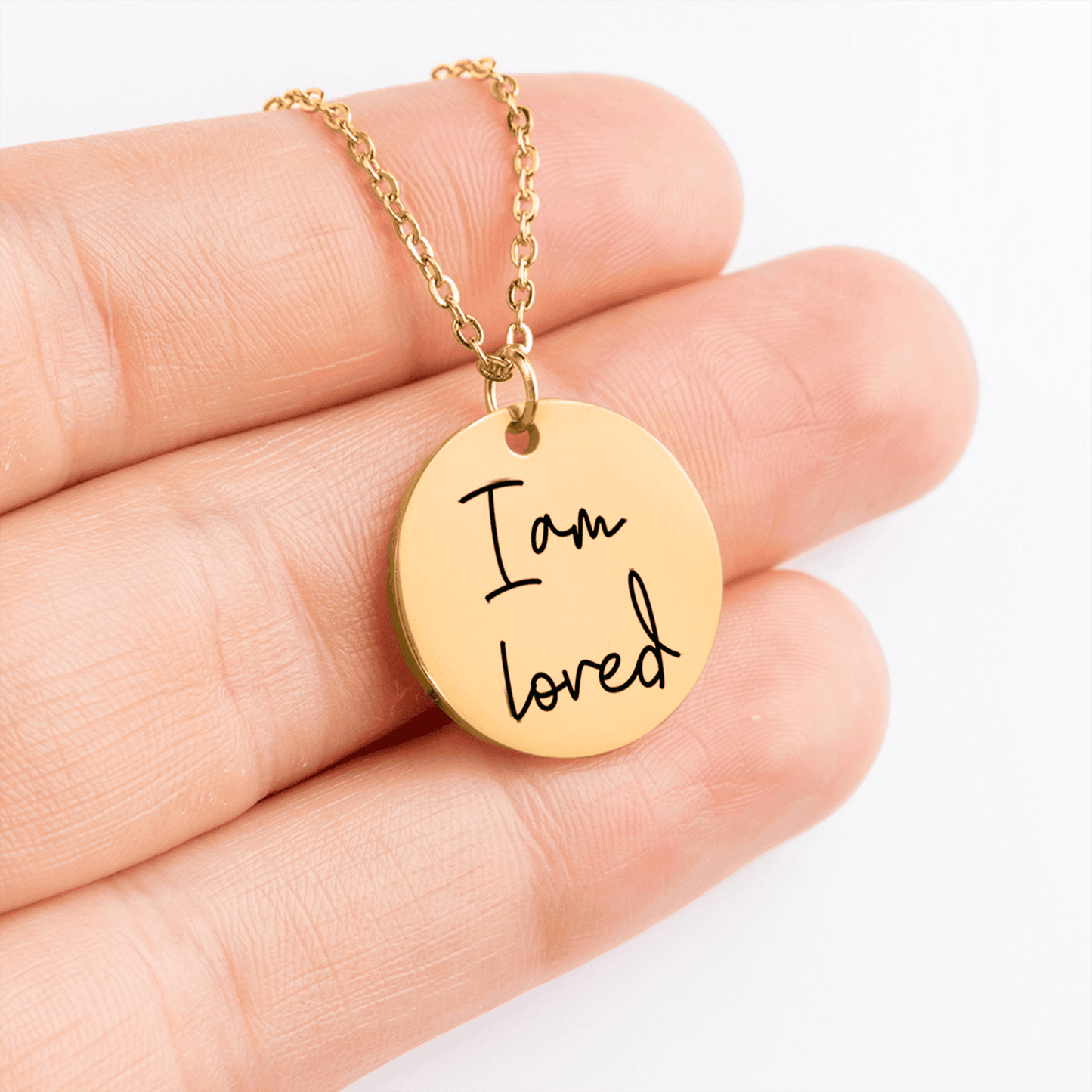 OWNPRINT Affirmations Coin Necklace