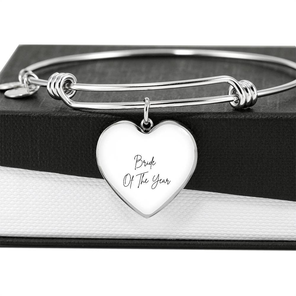 Luxury Heart Bangle To Bride Of The Year